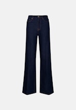 Wide- Leg Jeans High Waist mit Stretchanteil in Dunkelblau |  Seidensticker Onlineshop