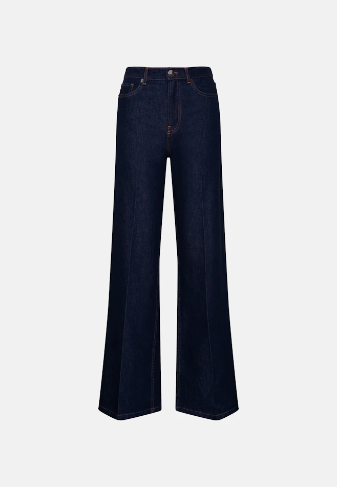 Wide- Leg Jeans High Waist in Blue | Seidensticker Onlineshop