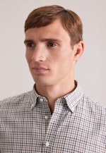 Slim Flanellhemd Karo in Braun |  Seidensticker Onlineshop