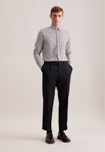 Slim Chemise en flanelle carreaux in Marron |  Seidensticker Onlineshop