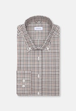 Slim Chemise en flanelle carreaux in Marron |  Seidensticker Onlineshop