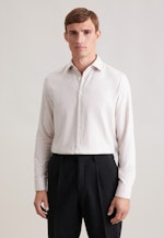 Slim Flannel shirt Herringbone in Beige |  Seidensticker Onlineshop