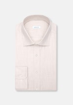 Slim Flanellhemd Fischgrat in Beige |  Seidensticker Onlineshop