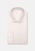 Slim Chemise en flanelle Chevron in Beige |  Seidensticker Onlineshop