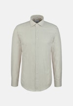 Slim Chemise en flanelle Chevron in Beige |  Seidensticker Onlineshop