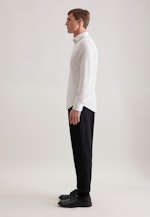 Shaped Flanellhemd Fischgrat in Beige |  Seidensticker Onlineshop