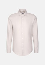 Shaped Chemise en flanelle Chevron in Beige |  Seidensticker Onlineshop