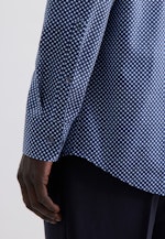 Regular Chemise d'affaires Imprimé in Bleu Foncé |  Seidensticker Onlineshop