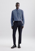 Regular Chemise d'affaires Imprimé in Bleu Foncé |  Seidensticker Onlineshop