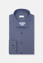 Regular Chemise d'affaires Imprimé in Bleu Foncé |  Seidensticker Onlineshop