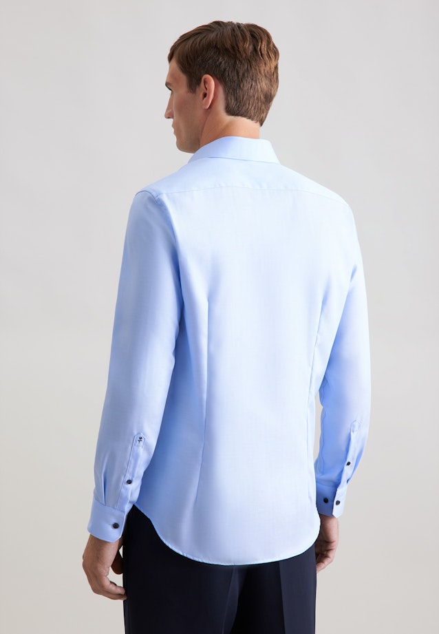 X-Slim Business Hemd Uni in Mittelblau |  Seidensticker Onlineshop