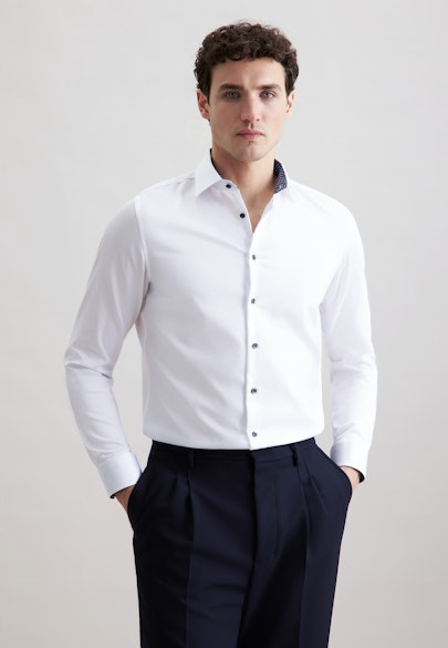 X-Slim Chemise d'affaires Uni in Blanc |  Seidensticker Onlineshop