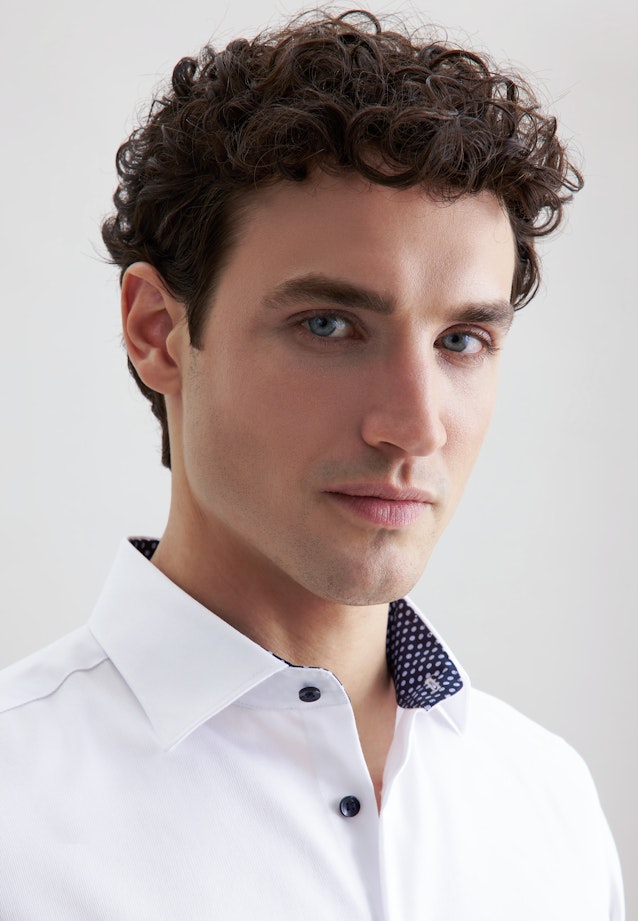 X-Slim Business Hemd Uni in Weiß |  Seidensticker Onlineshop