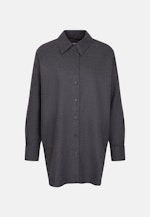 Oversize Bluse aus Flanell in Grau |  Seidensticker Onlineshop