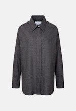 THE GRACE Oversized Bluse aus Flanell in Grau |  Seidensticker Onlineshop