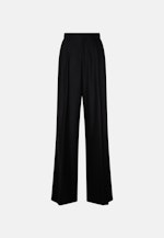 THE PANTS Bundfaltenhose aus Flanell in Schwarz |  Seidensticker Onlineshop