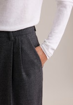 THE PANTS Bundfaltenhose aus Flanell in Grau |  Seidensticker Onlineshop