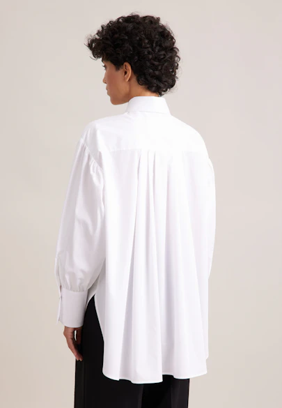 THE GRACE 2.0 Oversized Bluse mit Ballonärmeln in Weiß |  Seidensticker Onlineshop