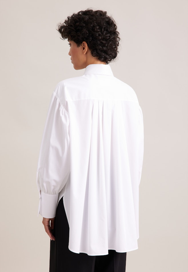 THE GRACE 2.0 Oversized Bluse mit Ballonärmeln in Weiß | Seidensticker Onlineshop