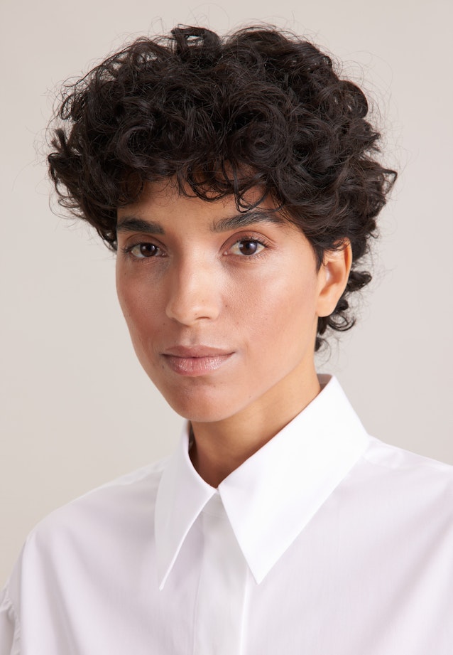 THE GRACE 2.0 Oversized Bluse mit Ballonärmeln in Weiß |  Seidensticker Onlineshop