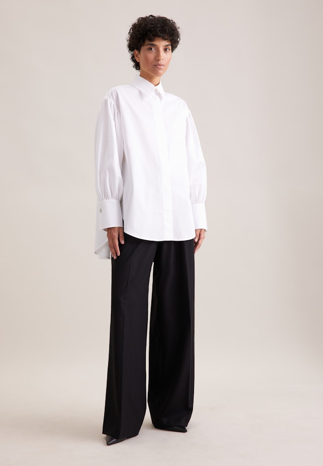 THE GRACE 2.0 Oversized Bluse mit Ballonärmeln in Weiß |  Seidensticker Onlineshop