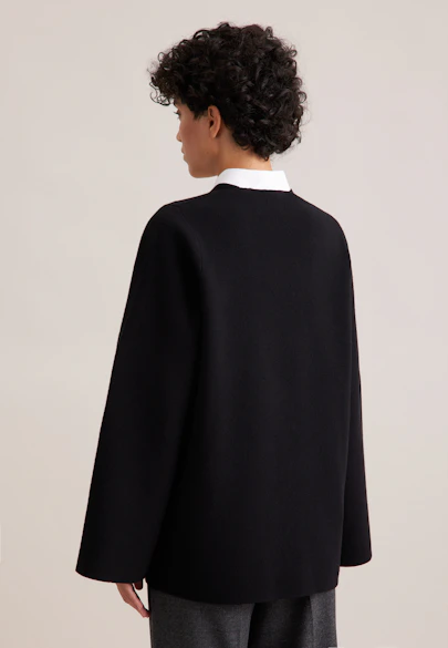 THE FRAME V-Neck Pullover mit Kaschmir in Schwarz |  Seidensticker Onlineshop