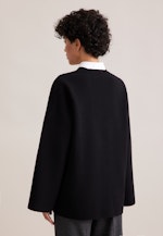 THE FRAME V-Neck Pullover mit Kaschmir in Schwarz |  Seidensticker Onlineshop