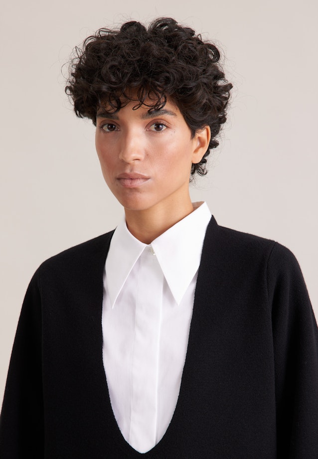 THE FRAME V-Neck Pullover mit Kaschmir in Schwarz |  Seidensticker Onlineshop