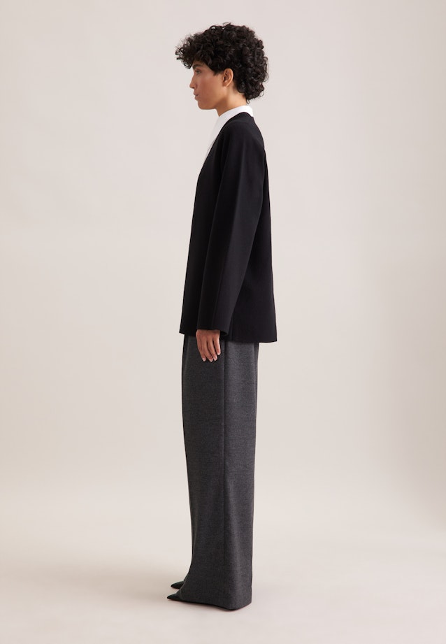 THE FRAME V-Neck Pullover mit Kaschmir in Schwarz |  Seidensticker Onlineshop