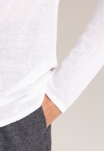 THE ESSENTIAL Feinstrick Rollkragenpullover mit Seide in Weiß |  Seidensticker Onlineshop