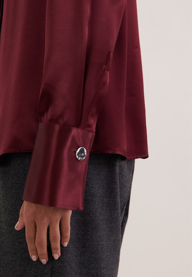 THE STAR Fließende Satinbluse in Rot |  Seidensticker Onlineshop