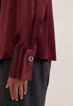 THE STAR Fließende Satinbluse in Rot |  Seidensticker Onlineshop