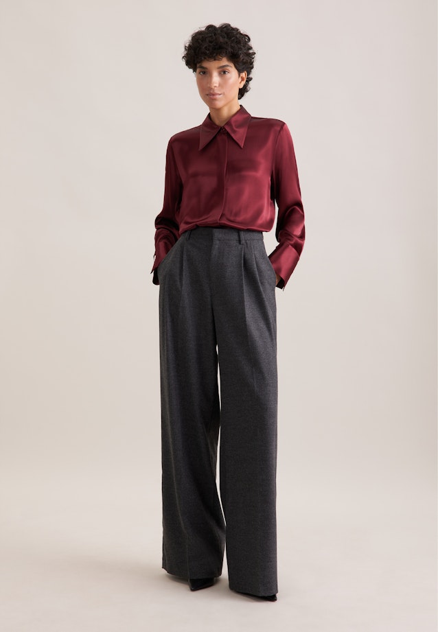 THE STAR Fließende Satinbluse in Rot |  Seidensticker Onlineshop
