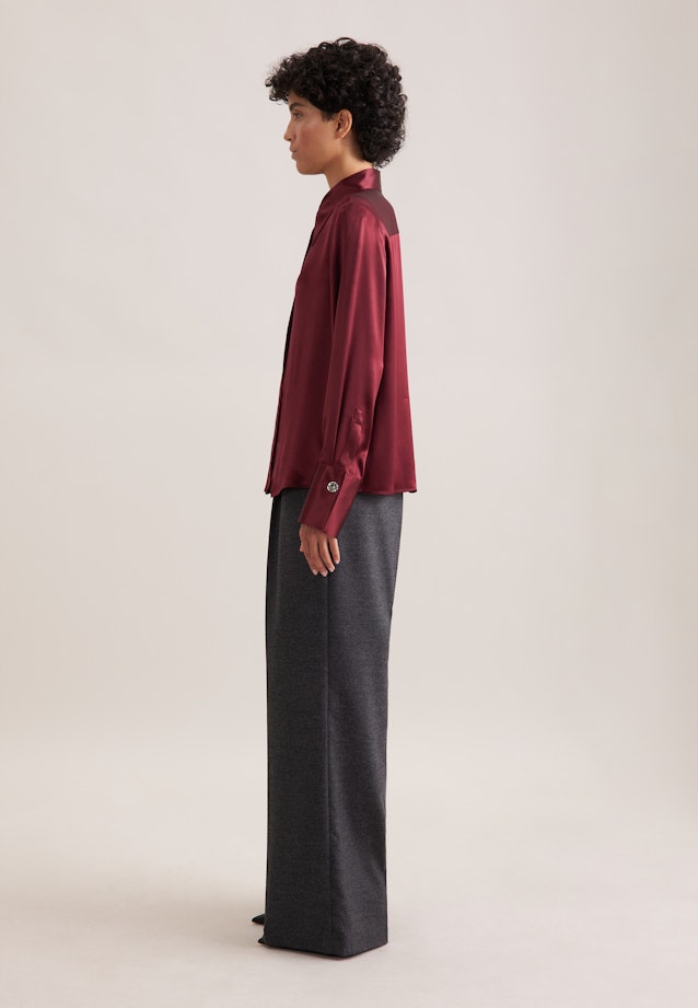 THE STAR Fließende Satinbluse in Rot |  Seidensticker Onlineshop