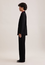 Zweireihiger Blazer aus Satin ohne Futter in Schwarz |  Seidensticker Onlineshop