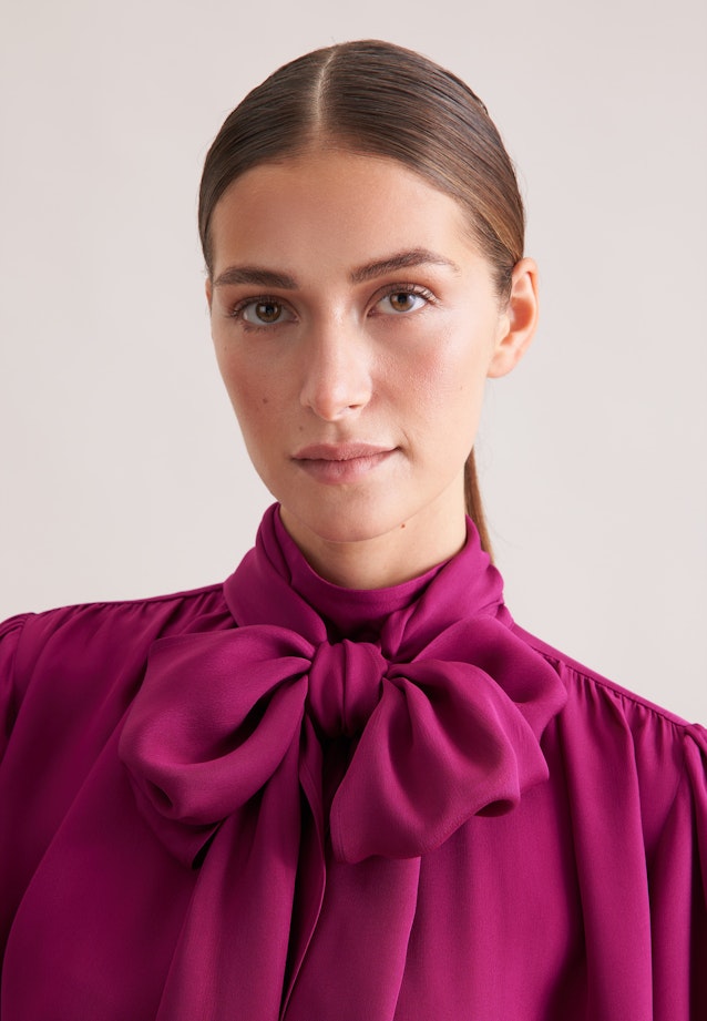 Kleid mit Stehkragen und angesetzter Schluppe in Rosa |  Seidensticker Onlineshop