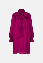 Kleid mit Stehkragen und angesetzter Schluppe in Rosa |  Seidensticker Onlineshop