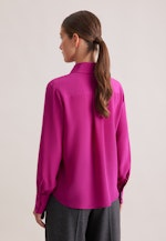 Hemdbluse aus Seide mit abnehmbarer Schluppe in Rosa |  Seidensticker Onlineshop