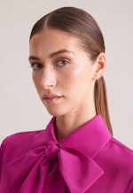 Hemdbluse aus Seide mit abnehmbarer Schluppe in Rosa |  Seidensticker Onlineshop