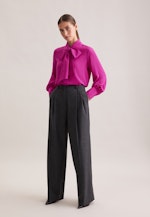 Hemdbluse aus Seide mit abnehmbarer Schluppe in Rosa |  Seidensticker Onlineshop