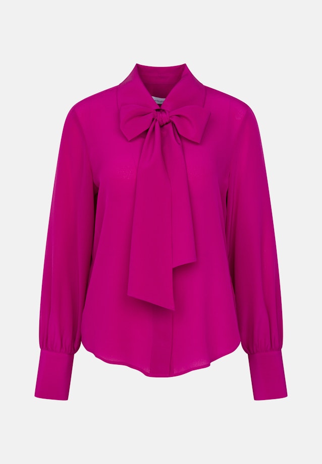 Hemdbluse aus Seide mit abnehmbarer Schluppe in Rosa |  Seidensticker Onlineshop