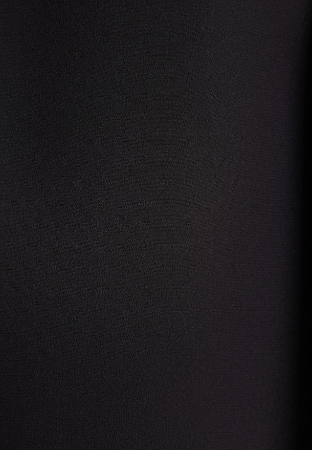 Hemdbluse aus Seide mit abnehmbarer Schluppe in Schwarz |  Seidensticker Onlineshop