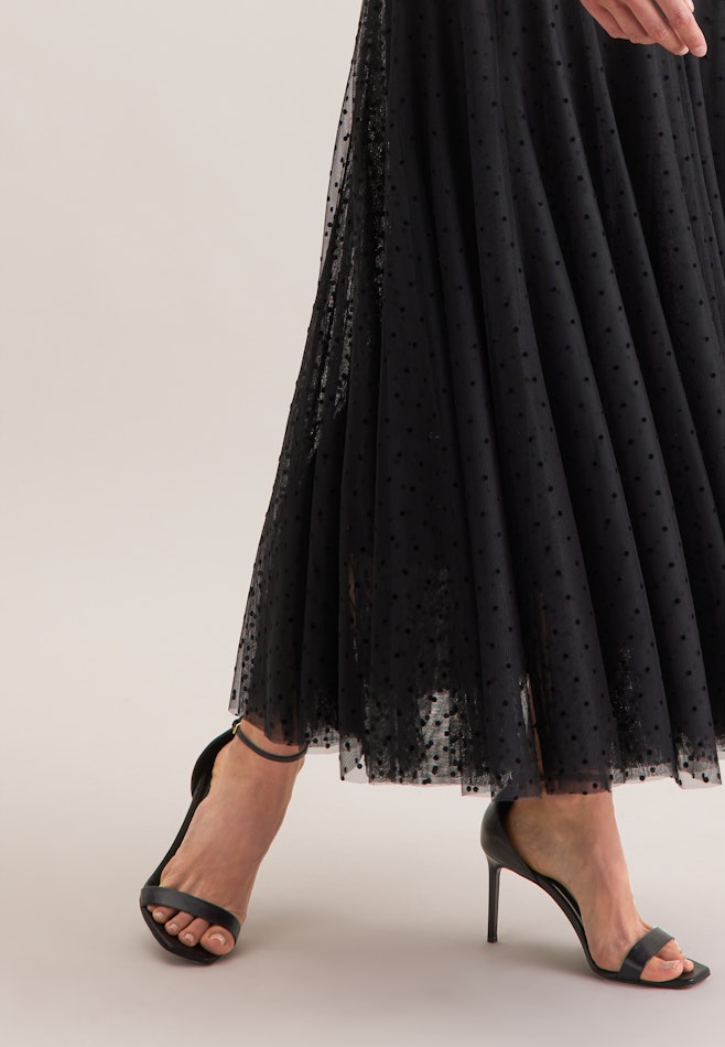 Tüllrock mit elastischem Bund in Schwarz | Seidensticker Onlineshop