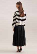 Jupe en tulle avec ceinture élastique in Noir |  Seidensticker Onlineshop