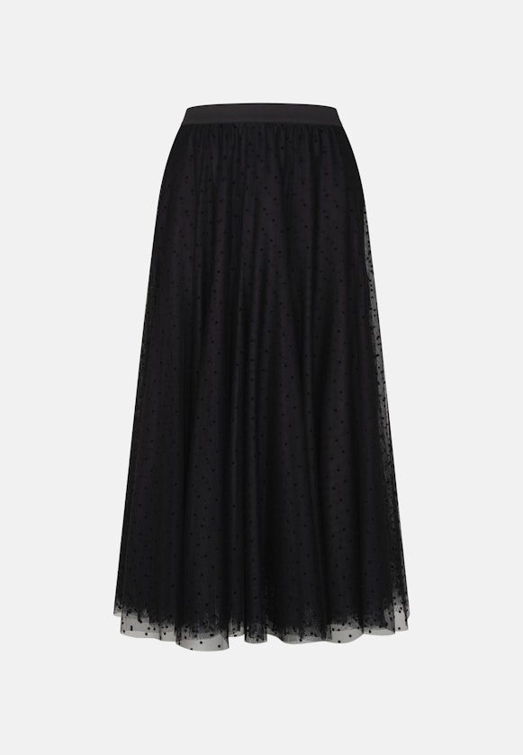 Jupe en tulle avec ceinture élastique in Noir |  Seidensticker Onlineshop
