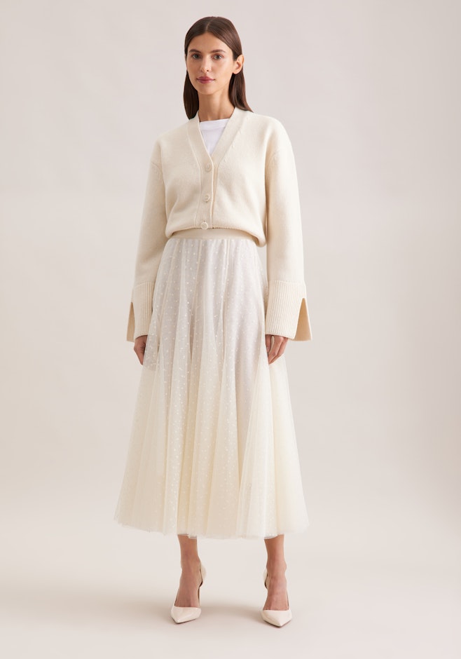 Tüllrock mit elastischem Bund in Weiß | Seidensticker Onlineshop