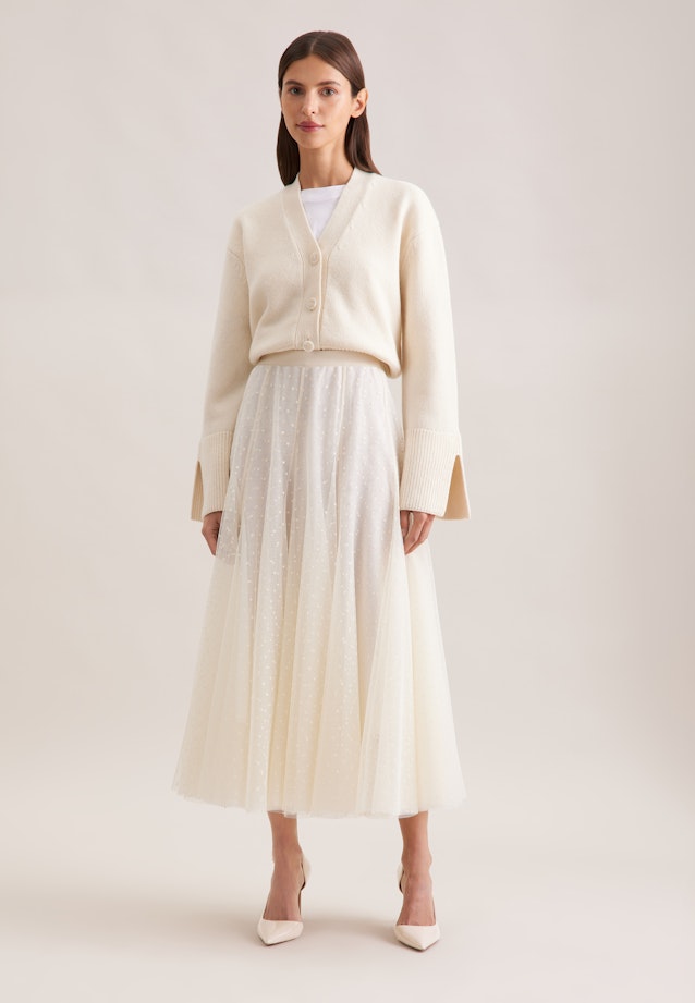 Tüllrock mit elastischem Bund in Weiß |  Seidensticker Onlineshop