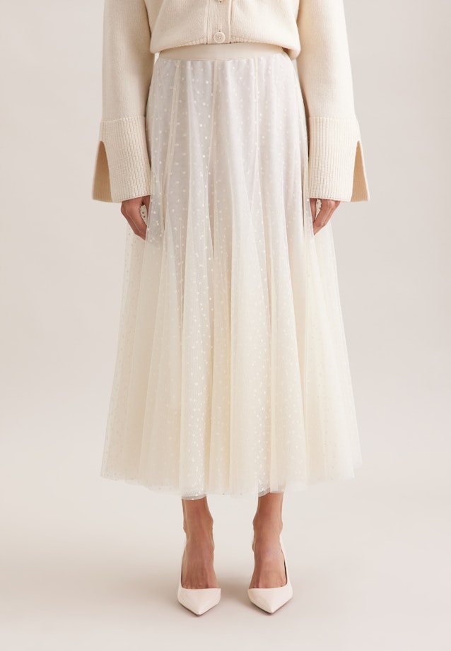 Tüllrock mit elastischem Bund in Weiß |  Seidensticker Onlineshop