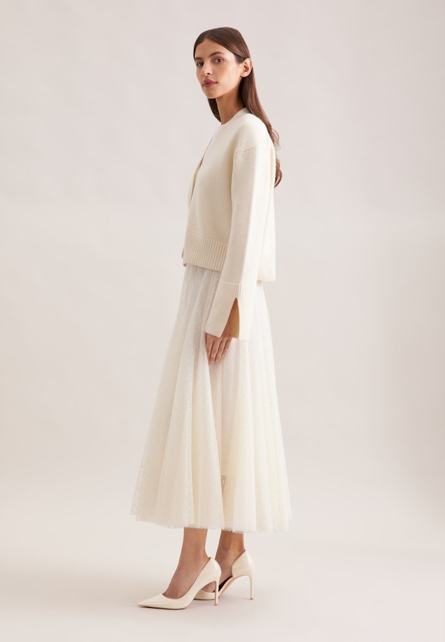 Tüllrock mit elastischem Bund in Weiß |  Seidensticker Onlineshop