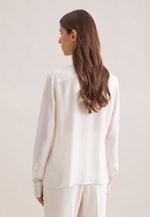 Chiffonbluse mit abnehmbarer Schluppe in Weiß |  Seidensticker Onlineshop